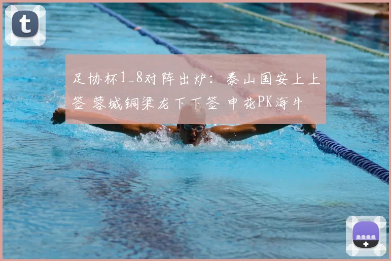 足协杯1_8对阵出炉：泰山国安上上签 蓉城铜梁龙下下签 申花PK海牛