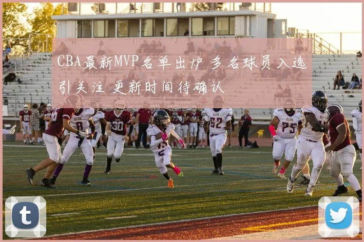 CBA最新MVP名单出炉 多名球员入选引关注 更新时间待确认